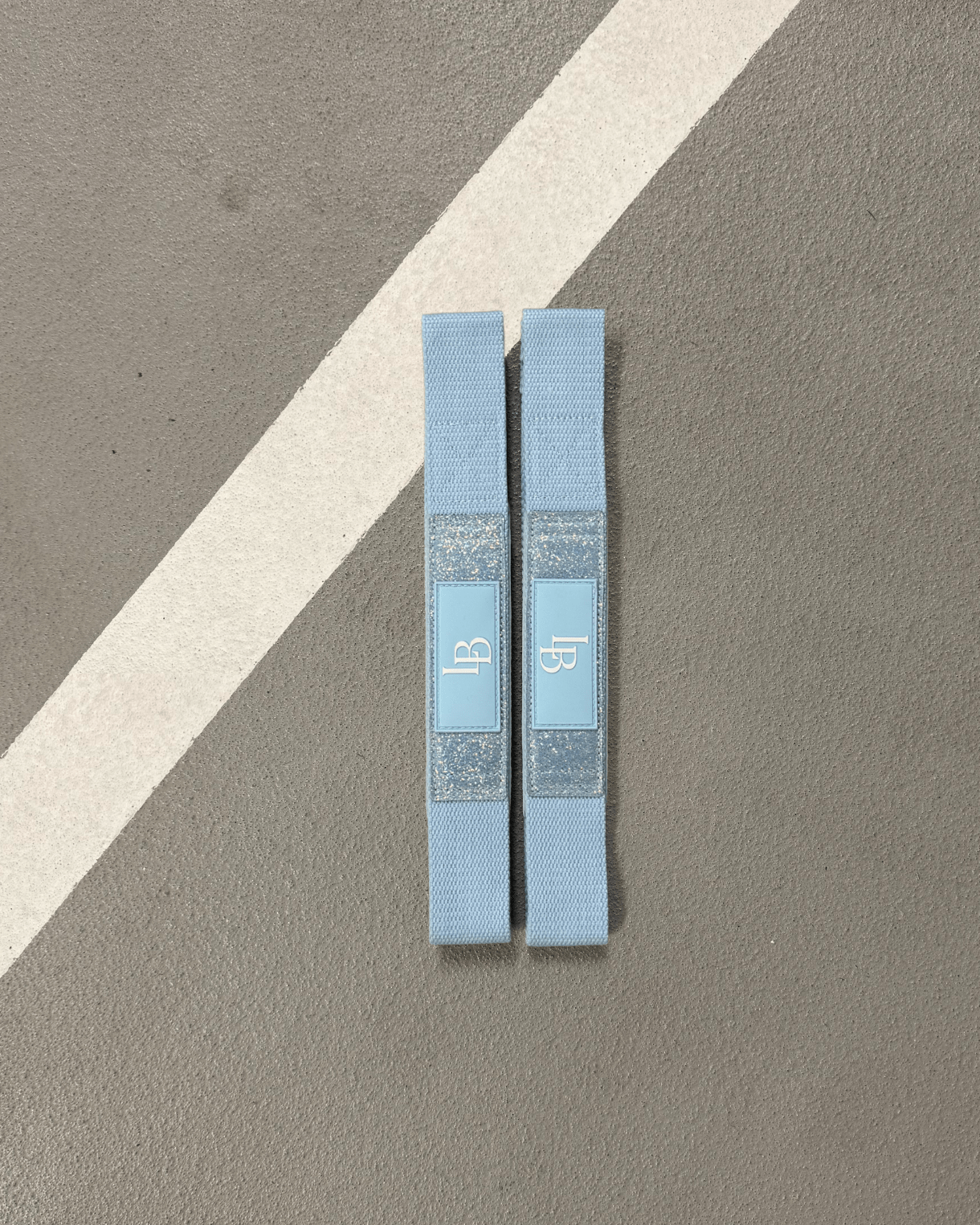 XL Baby Blue Lifting Bundle - LIFTING STRAPS + ANKLE STRAPS + BELT