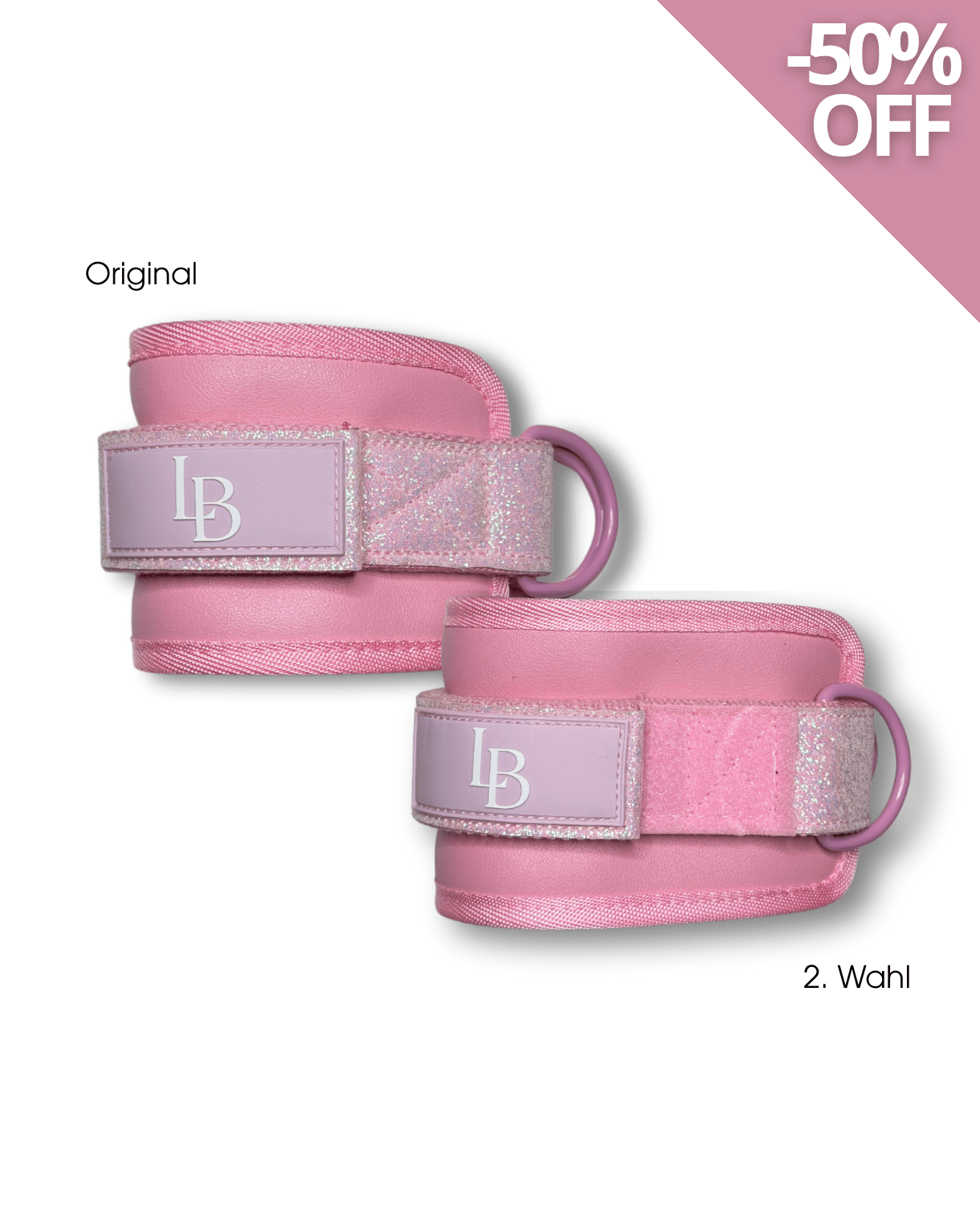 Fußmanschetten für Frauen in Rosa