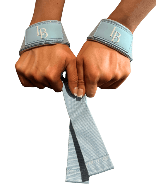 Zughilfen - Lifting Straps - baby blue