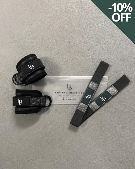 Khaki Lifting Bundle - LIFTING STRAPS + ANKLE STRAPS