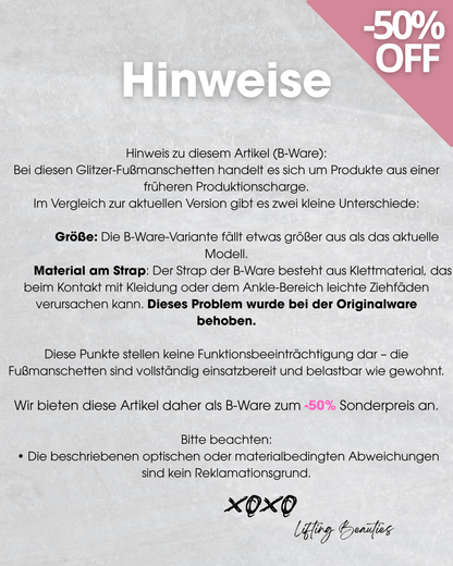 2. Wahl Fußmanschetten - baby pink