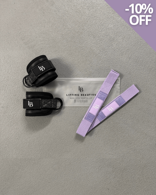 Purple Lifting Bundle - LIFTING STRAPS + ANKLE STRAPS
